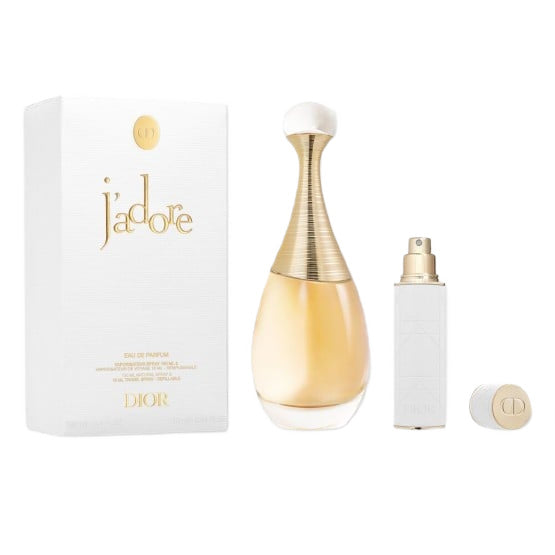 Dior J'Adore zestaw woda perfumowana spray 100ml + woda perfumowana refillable spray 10ml