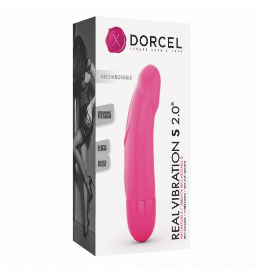 Marc Dorcel Real Vibration S 2.0 wibrujące dildo w rozmiarze S Magenta