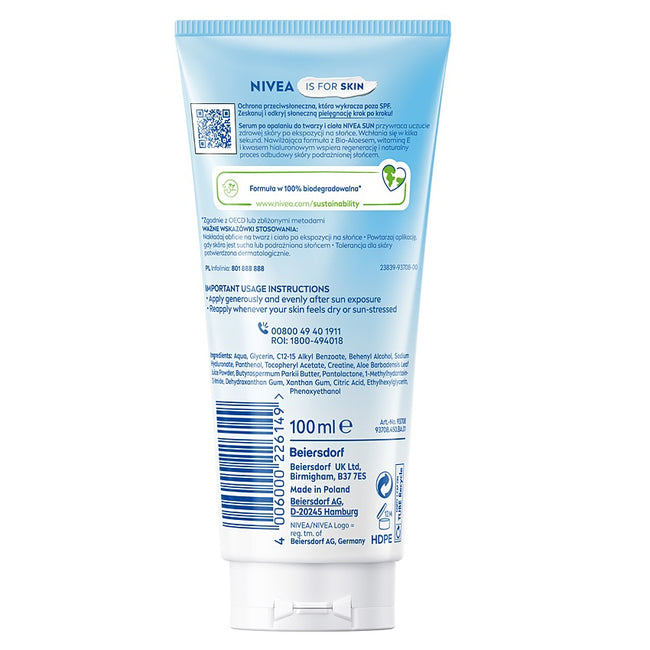 Nivea After Sun serum po opalaniu do twarzy i ciała 100ml