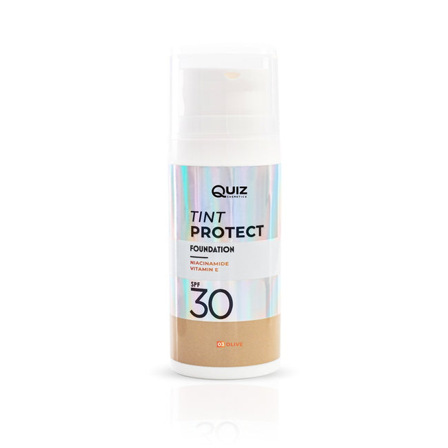 Quiz Cosmetics Tint Protect Foundation SPF30 lekki podkład wzbogacony witaminą E i niacynamidem