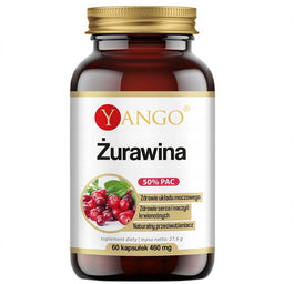 Yango Żurawina 50% PAC suplement diety 60 kapsułek