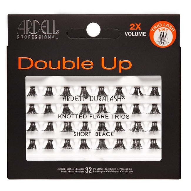 Ardell Double Up kępki rzęs z węzełkami 32szt