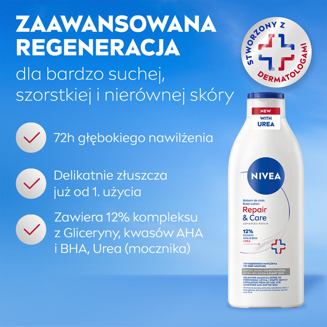 Nivea Repair & Care balsam do ciała intensywnie nawilżający 400ml