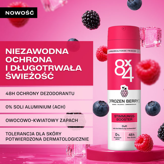 8x4 Frozen Berry dezodorant w sprayu 150ml
