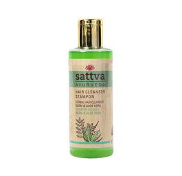 Sattva Hair Cleanser szampon ziołowy Neem & Aloe Vera 210ml