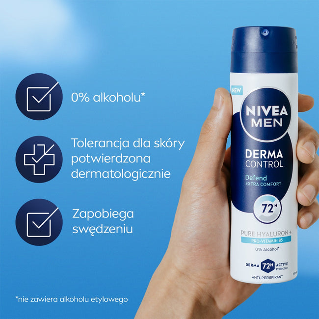 Nivea Men Derma Control Defend antyperspirant spray 150ml