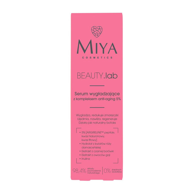 Miya Cosmetics BEAUTY Lab serum wygładzające z kompleksem anti-aging 5% 30ml