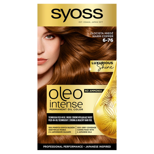 Syoss Oleo Intense farba do włosów trwale koloryzująca z olejkami