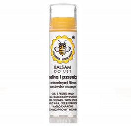 Miodowa Mydlarnia Balsam do ust Malina i Pszenica 4.5ml