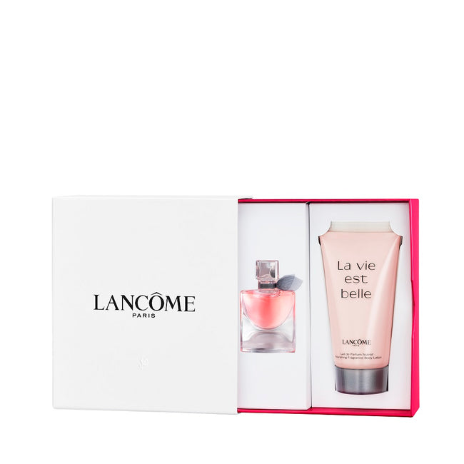 Lancome La Vie Est Belle zestaw woda perfumowana 4ml + balsam do ciała 50ml
