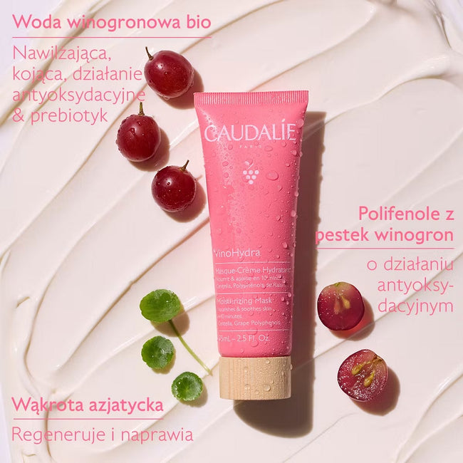 Caudalie VinoHydra kremowa maska nawilżająca 75ml
