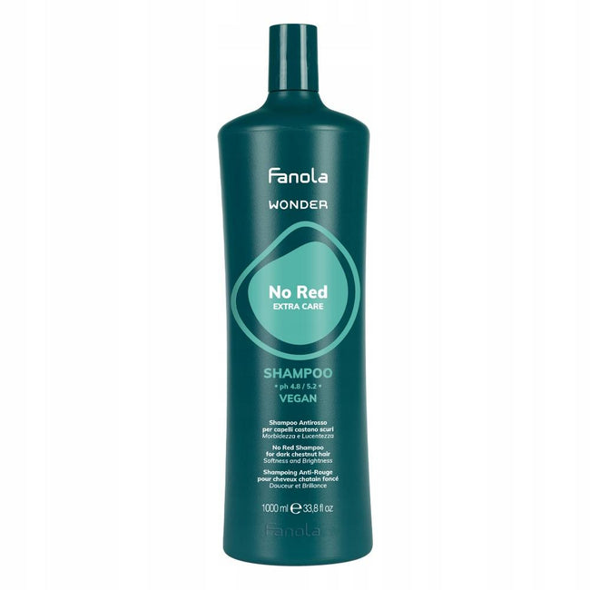 Fanola Wonder No Red Extra Care szampon neutralizujący czerwone tony 1000ml