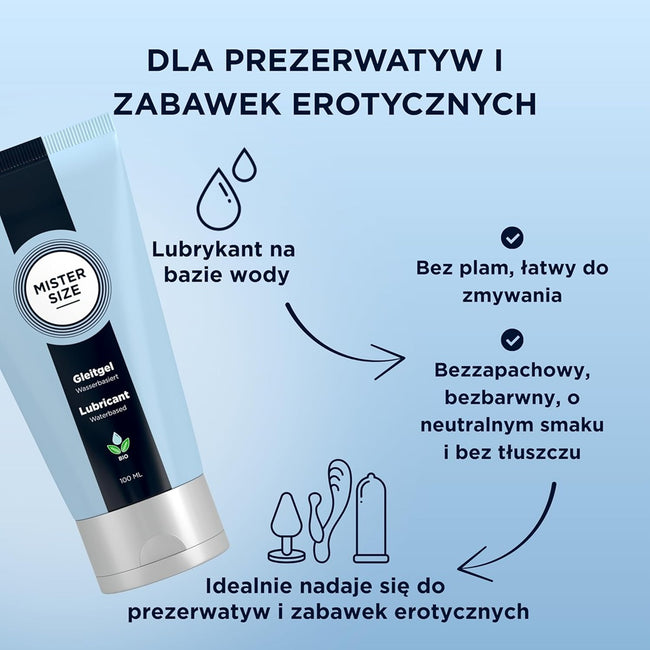Mister Size Bio lubrykant nawilżający na bazie wody 100ml