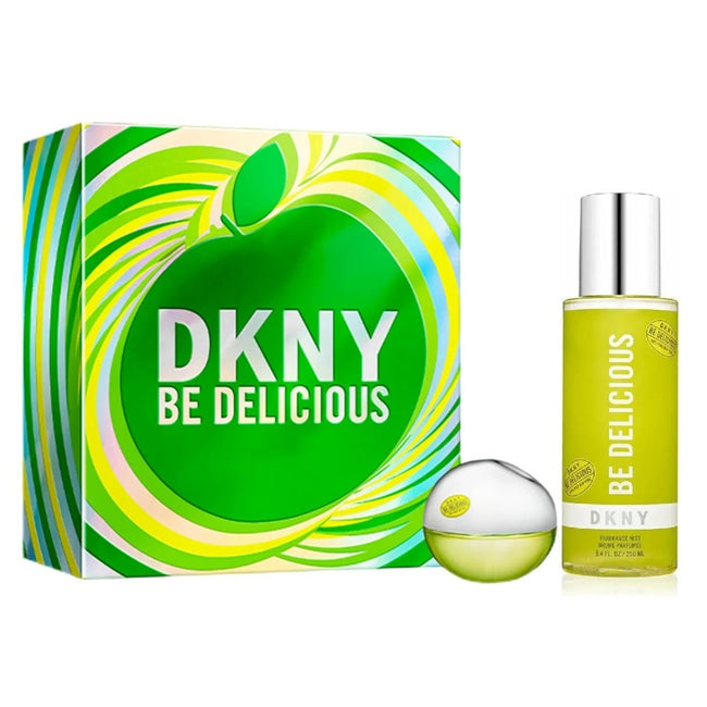 Donna Karan DKNY Be Delicious zestaw woda perfumowana spray 30ml + mgiełka do ciała 125ml