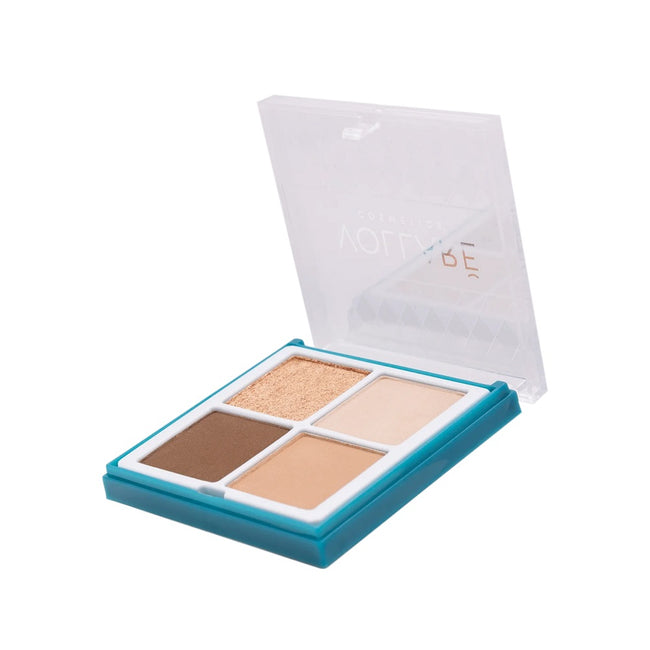 Vollare Crystal Clear paleta cieni do powiek 4.8g