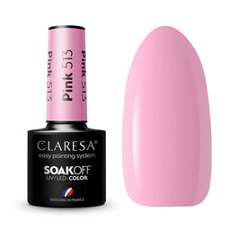 Claresa Soak Off UV/LED Pink lakier hybrydowy 513 5g