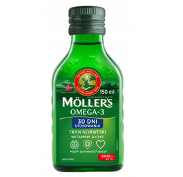 Möller's Tran Norweski suplement diety Naturalny 150ml