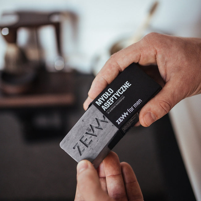 Zew For Men Mydło aseptyczne ze srebrem koloidalnym 85ml