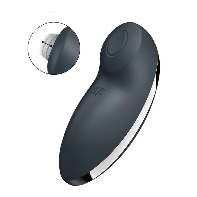 Satisfyer Tap & Climax 2 wibrator nakładany z funkcją stukania Grey