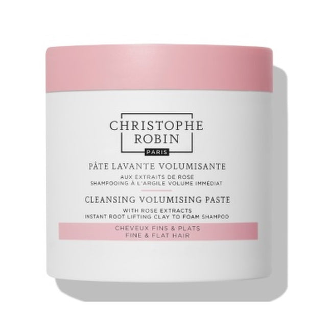 Christophe Robin Cleansing Volumizing Paste With Rose Extracts oczyszczający szampon w formie pasty unoszący włosy u nasady 75ml