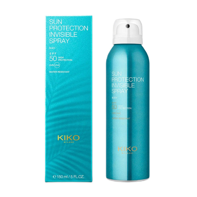 KIKO Milano Sun Protection Invisible Spray SPF50 nawilżający spray przeciwsłoneczny do ciała 150ml