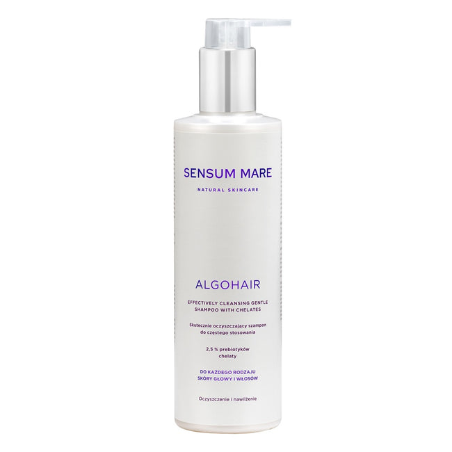 Sensum Mare Algohair skutecznie oczyszczający szampon do częstego stosowania do każdego rodzaju skóry głowy i włosów 250ml