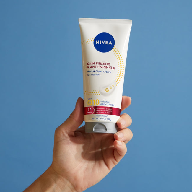 Nivea Q10 Ujędrniający + Przeciwzmarszczkowy krem do pielęgnacji szyi i dekoltu 200ml