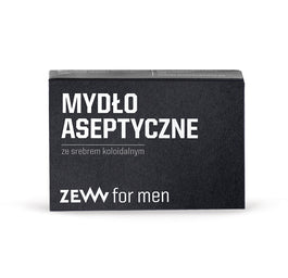 Zew For Men Mydło aseptyczne ze srebrem koloidalnym 85ml