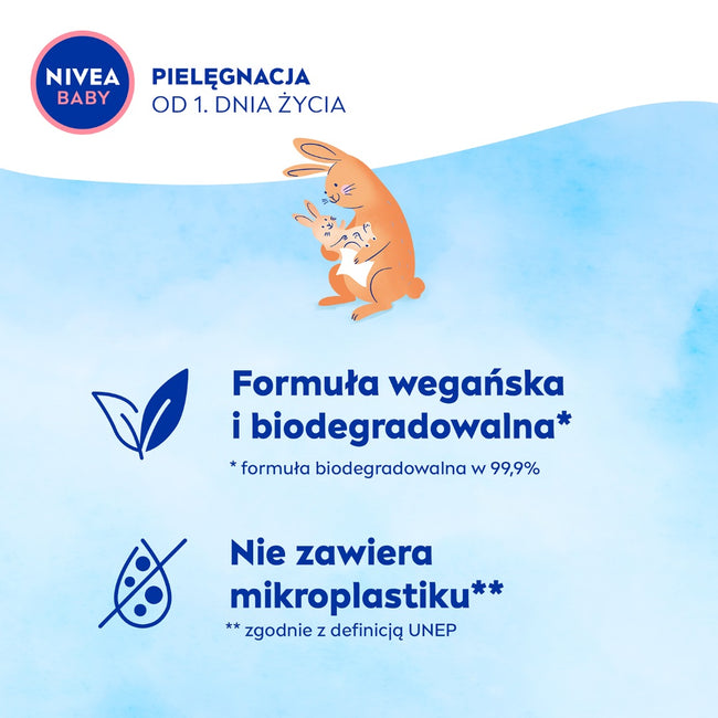 Nivea Baby Soft & Cream chusteczki biodegradowalne 4x57szt