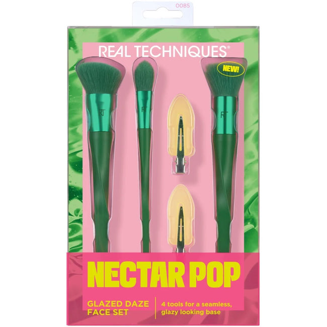 Real Techniques Nectar Pop Glazed Daze Face Set zestaw pędzli do makijażu