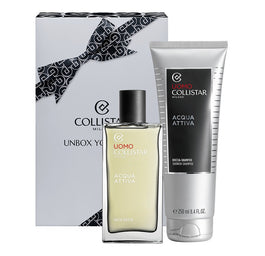 Collistar Unbox Your Style zestaw Acqua Attiva woda toaletowa spray 100ml + żel pod prysznic 250ml