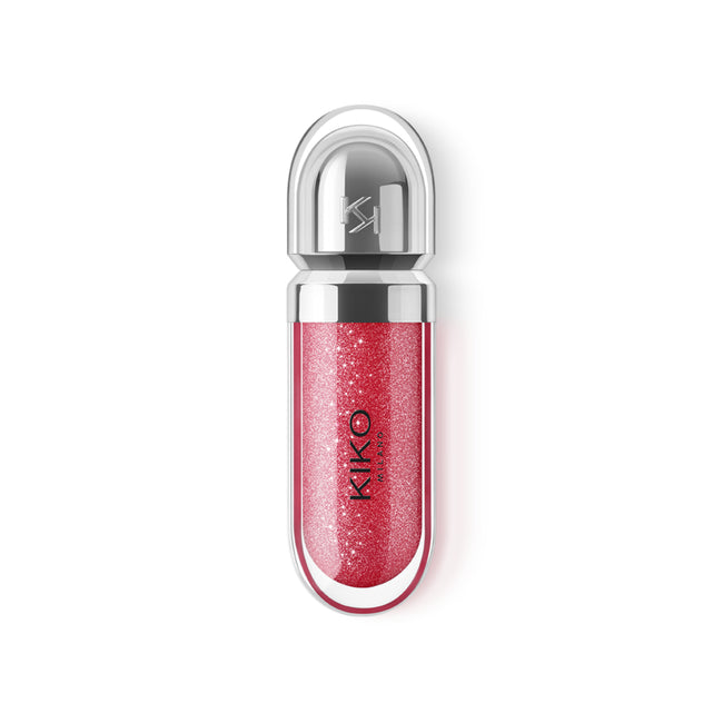 KIKO Milano 3D Hydra Lipgloss zmiękczający błyszczyk do ust z efektem 3D 12 Pearly Amaryllis Red 6.5ml