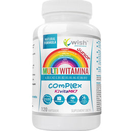 WISH Pharmaceutical Multiwitamina Complex Junior suplement diety 120 kapsułek