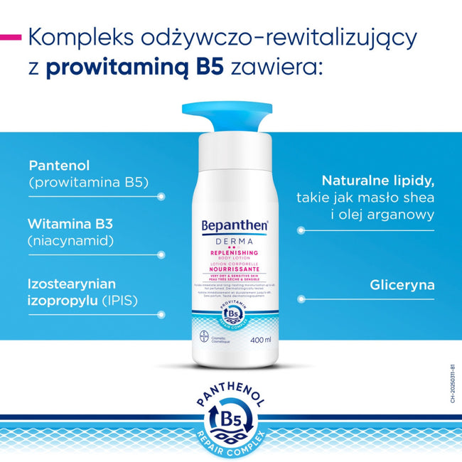 Bepanthen Derma głęboko odżywczy balsam do ciała 400ml