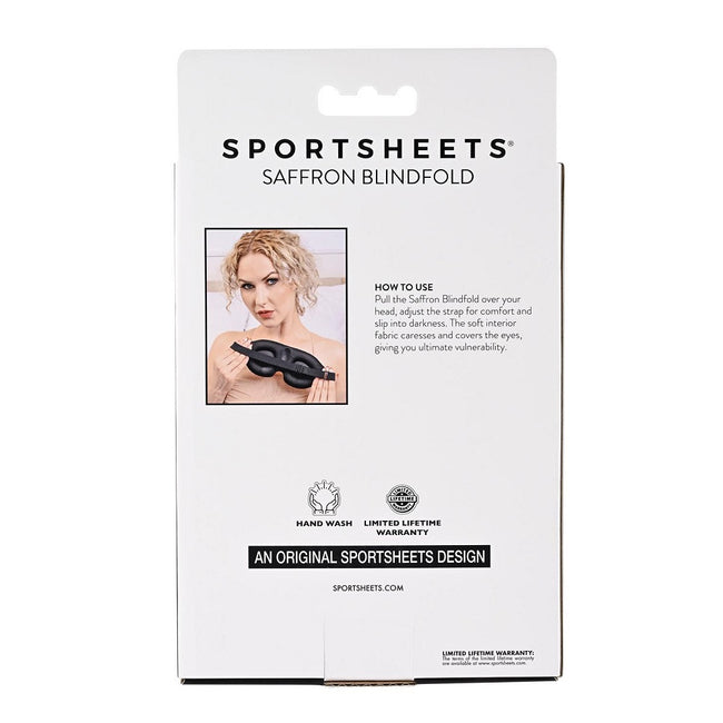 Sportsheets Saffron Blindfold opaska na oczy Red