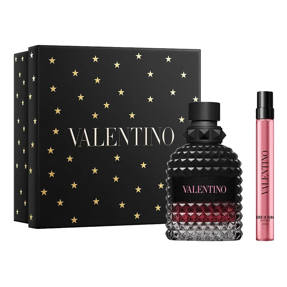 valentino valentino uomo born in roma intense woda perfumowana 50 ml   zestaw  