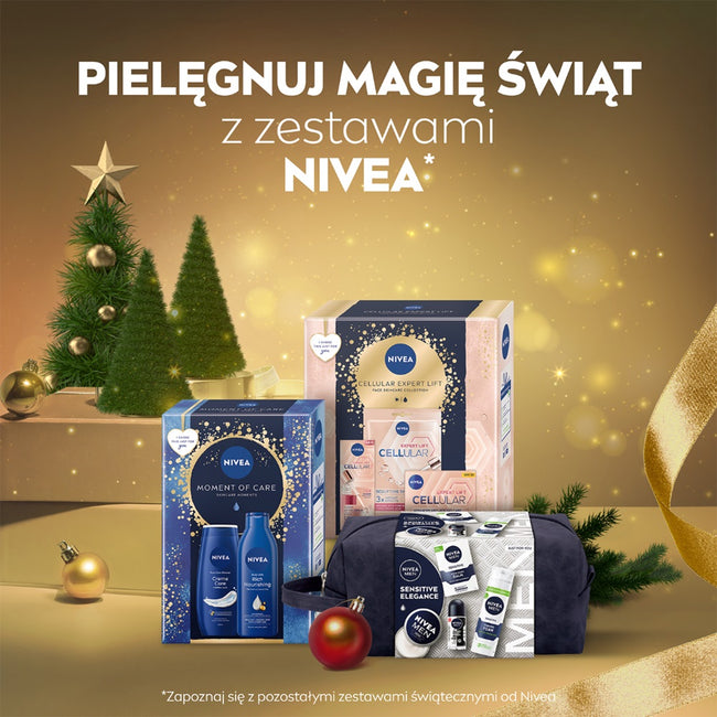 Nivea Timeless Classic zestaw krem do rąk 100ml + żel pod prysznic 250ml + antyperspirant roll-on 50ml + mleczko do ciała 250ml