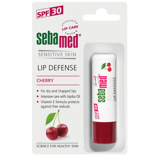 Sebamed Lip Defense SPF30 ochronna pomadka do ust Cherry 4.8g