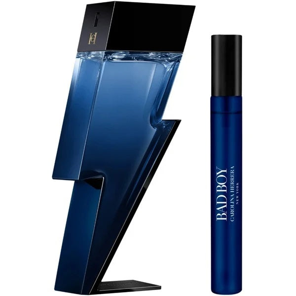 Carolina Herrera Bad Boy Cobalt zestaw woda perfumowana spray 100ml + miniatura wody perfumowanej spray 10ml