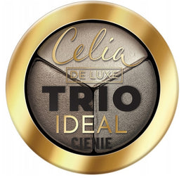 Celia De Luxe Trio Ideal prasowane cienie do powiek 303 4g