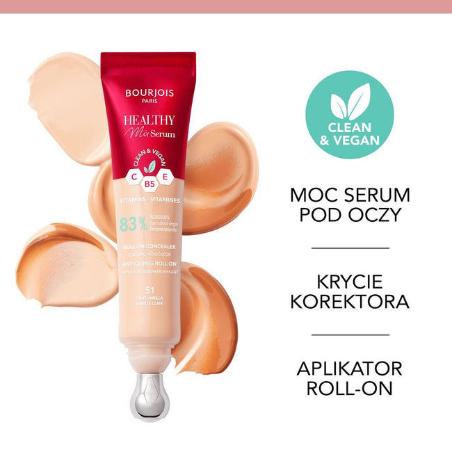 Bourjois Healthy Mix kryjący korektor z serum pod oczy 49 Ivory 11ml