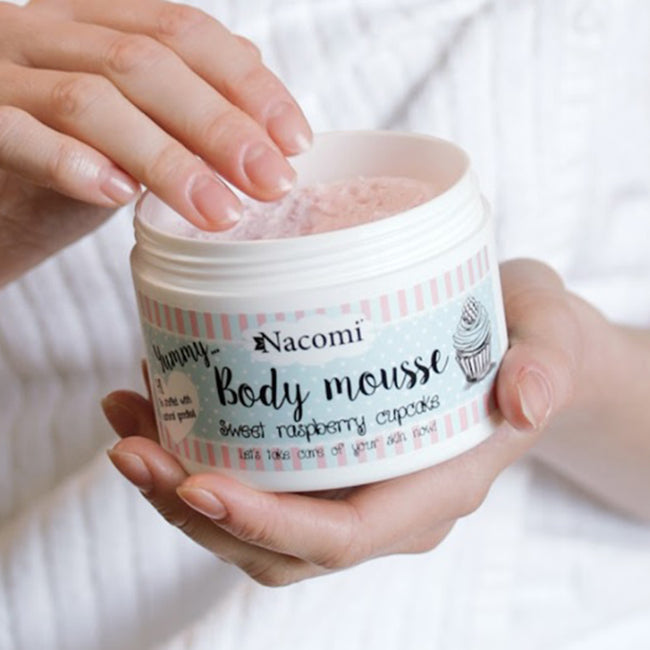 Nacomi Body Mousse mus do ciała Malinowa Babeczka 180ml