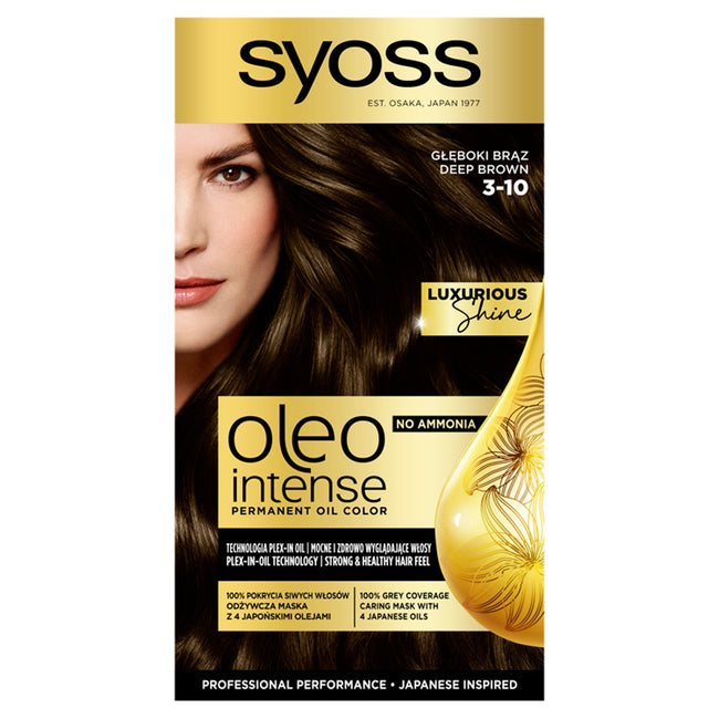 Syoss Oleo Intense farba do włosów trwale koloryzująca z olejkami