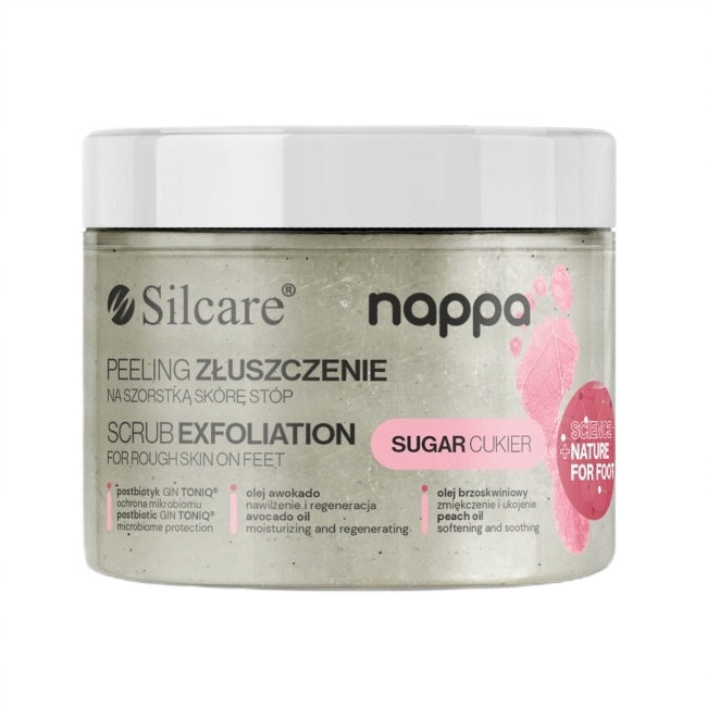 Silcare Nappa cukrowy peeling do stóp złuszczenie na szorstką skórę 350ml