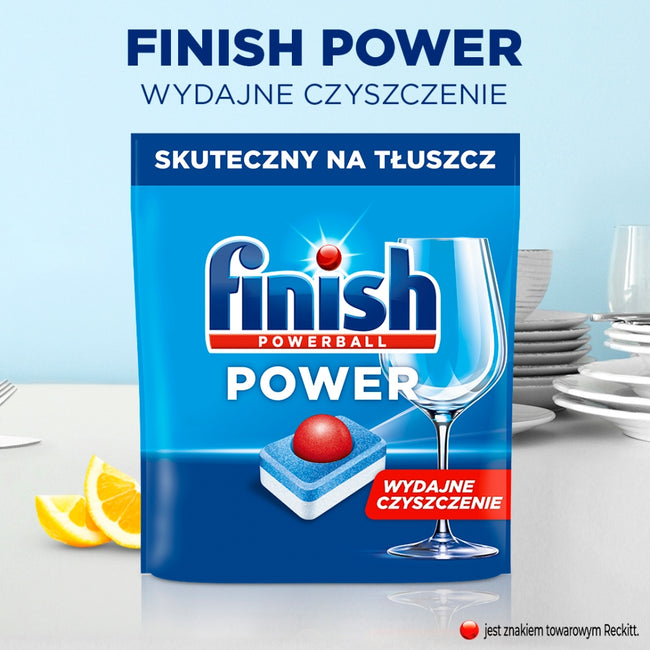 Finish Power Lemon tabletki do mycia naczyń w zmywarce 40szt