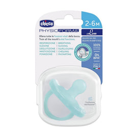 Chicco PhysioForma Luxe smoczek silikonowy uspokajający 2-6m Miętowy