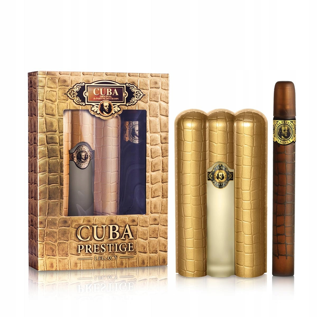 cuba prestige legacy woda toaletowa 90 ml   zestaw