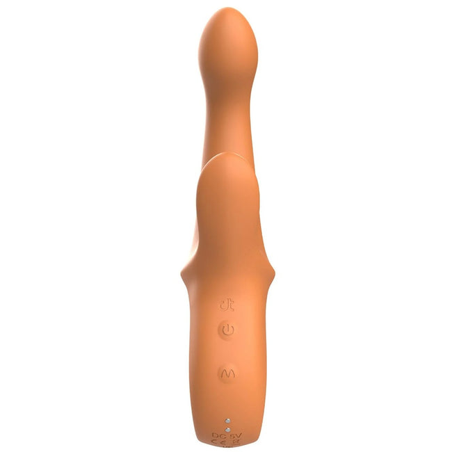 Dream Toys Glam G-Spot Duo Vibrator wibrator duo do punktu G Pomarańczowy