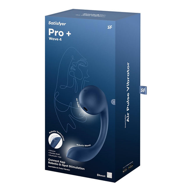 Satisfyer Pro+ Wave 4 stymulator punktu G i łechtaczki Dark Blue