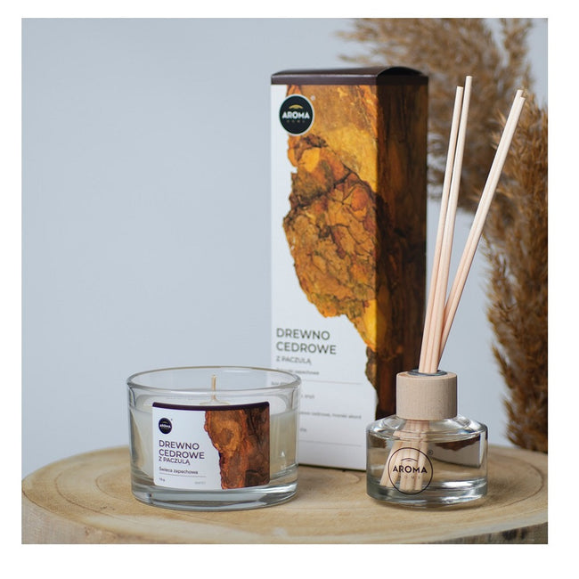 Aroma Home Patyczki zapachowe Drewno Cedrowe z Paczulą 50ml